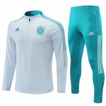 2021-22 Bayern Munich Grey Football Training Suit Men's