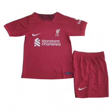 Liverpool 2022-23 Home Kid's Soccer Jerseys + Short