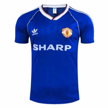 1988 Manchester United Retro Away Football Jersey Shirts Men