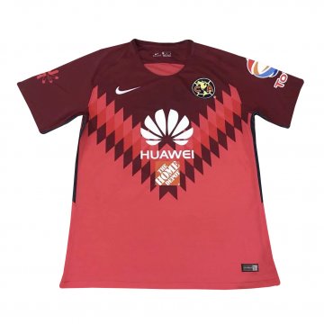 2017-18 Club América Goalkeeper Red Football Jersey Shirts