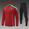 Portugal 2024 Red Soccer Training Suit Kid's