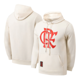 #Hoodie CR Flamengo 2023/24 Cream Soccer Sweater Men's