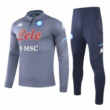 2020-21 Napoli Grey Men's Football Training Suit