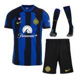 Inter Milan 2023/24 Home Soccer Jerseys + Short + Socks Men's