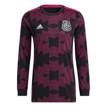 2021 Mexico Home LS Football Jersey Shirts Men's