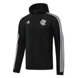 #Hoodie Flamengo 2023-24 Black All Weather Windrunner Soccer Jacket Men's