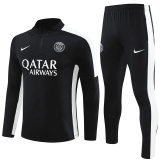 PSG 2023-24 Black Soccer Training Suit Men's