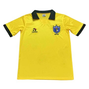 1988 Brazil Retro Home Men's Football Jersey Shirts