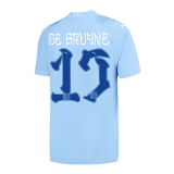 #DE BRUYNE #17 Manchester City 2023/24 Japanese Tour Printing Home Soccer Jerseys Men's
