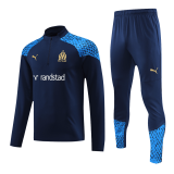 Marseille 2023-24 Navy Soccer Sweatshirt + Pants Men's