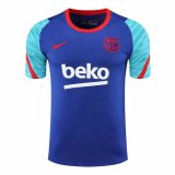2020-21 Barcelona Blue Football Traning Shirt Men's