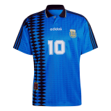Argentina 1994 Retro Away #10 Soccer Jerseys Men's