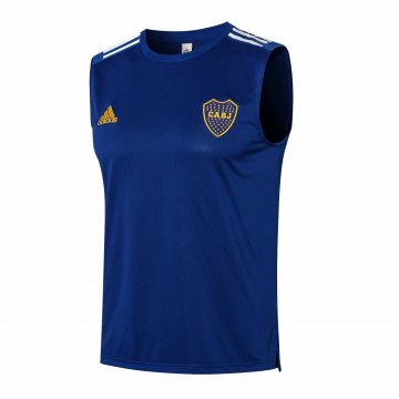 2021-22 Boca Juniors Blue Football Singlet Shirt Men's