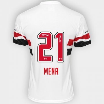 2016-17 Sao Paulo Home White Football Jersey Shirts Mena #21