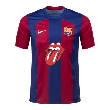 Barcelona 2023-24 x Rolling Stones Soccer Jerseys Men's