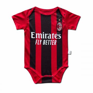 AC Milan 2021-22 Home Soccer Jerseys Infant's