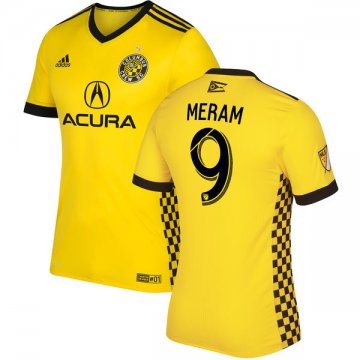 2017 Columbus Crew Home Yellow Football Jersey Shirts Meram #9
