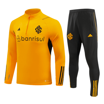 SC Internacional 2023-24 Orange Soccer Sweatshirt + Pants Men's