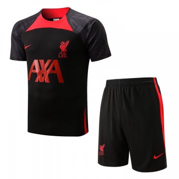 Liverpool 2022-23 Black Soccer Jerseys + Short Men's