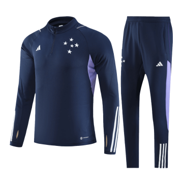 Cruzeiro EC Navy Soccer Sweatshirt + Pants Men's 2023/24