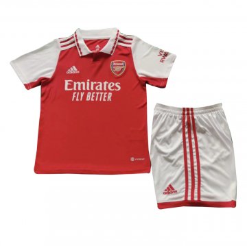 Arsenal 2022-23 Home Soccer Jerseys + Short Kid's