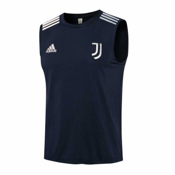 2021-22 Juventus Navy Football Singlet Shirt Men's