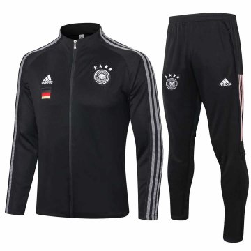 2020-21 Germany Black Men's Football Training Suit(Jacket + Pants)