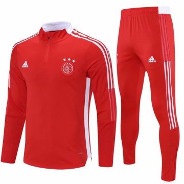 Ajax 2021-22 Red Football Training Suit Men's