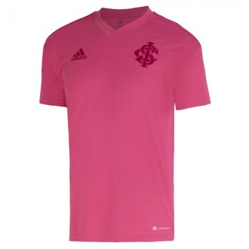 Internacional 2022-23 Camisa Outubro Rosa Pink Soccer Jerseys Men's
