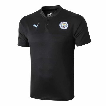 2019-20 Manchester City Black Men's Football Polo Shirt