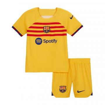 Barcelona 2022-23 Fourth Soccer Jerseys + Short Kid's