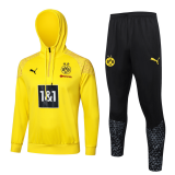 #Hoodie Borussia Dortmund 2023-24 Yellow Soccer Sweatshirt + Pants Men's