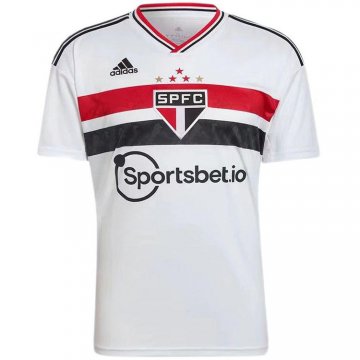 Sao Paulo 2022-23 Home White Soccer Jerseys Men's