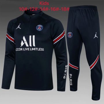 PSG x Jordan 2021-22 Royal Soccer Training Suit Kid's