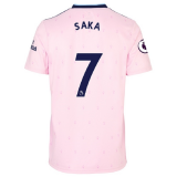 #Saka #7 Arsenal 2022-23 Third Away Soccer Jerseys Men's