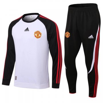 Manchester United 2021-22 White Soccer Training Suit Men's