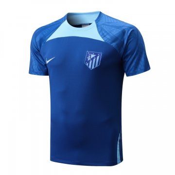 Atletico Madrid 2022-23 Blue Soccer Training Jerseys Men's
