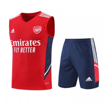 Arsenal 2022-23 Red Soccer Singlet + Short Men's