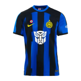 #Player Version Inter Milan X Transformers 2023-24 Home Soccer Jerseys Men's