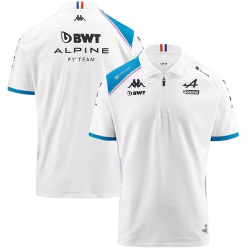 BWT Alpine 2023 White F1 Team Polo Shirt Men's