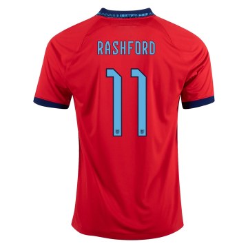 #Rashford #11 England 2022 Away Soccer Jerseys Men's