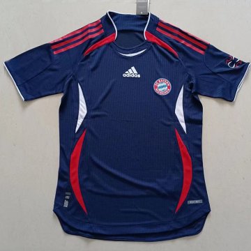 #Player Version Bayern Munich 2022 Retro Style Teamgeist Blue Soccer Jerseys Men's