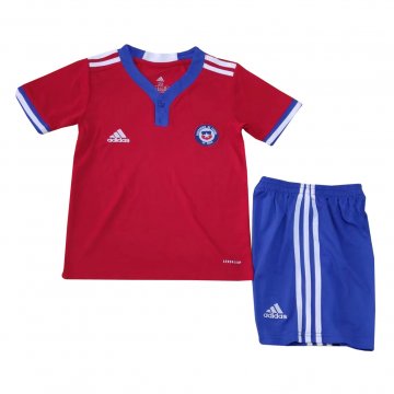 Chile 2022 Home Kid's Soccer Jerseys + Short