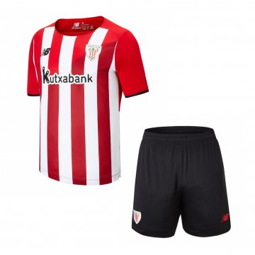 2021-22 Athletic Bilbao Home Football Jersey Shirts + Short Kid's