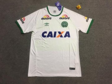 Chapecoense Away White Football Jersey Shirts 2016-17