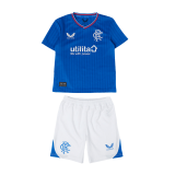 Glasgow Rangers 2023/24 Home Soccer Jerseys + Short Kid's