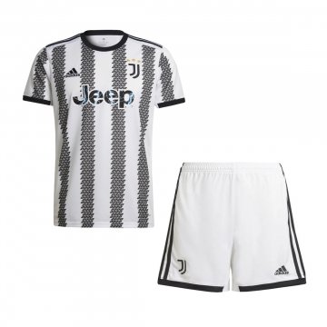 Juventus 2022-23 Home Soccer Jerseys + Short Kid's