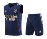 Arsenal 2023-24 Royal Soccer Singlet + Short Men's