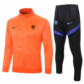 2020-21 Netherlands Orange Men's Football Training Suit(Jacket + Pants)