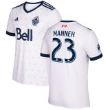 2017 Vancouver Whitecaps Home White Football Jersey Shirts Manneh #23